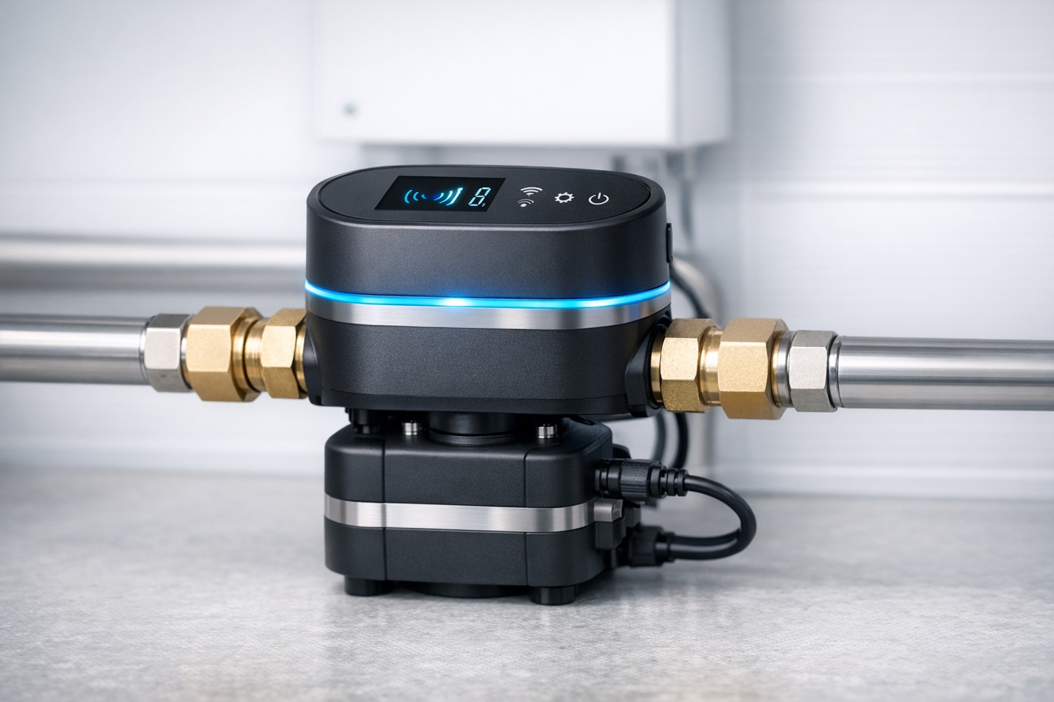 Ultrasonic smart water flow sensor