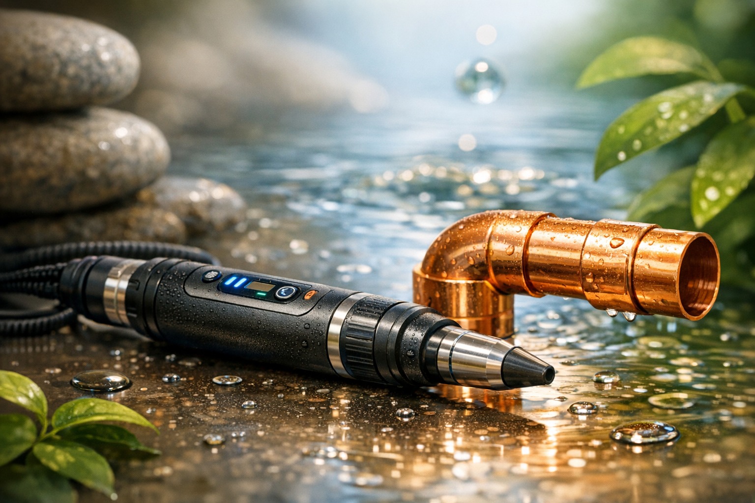 Acoustic pipeline inspection probe